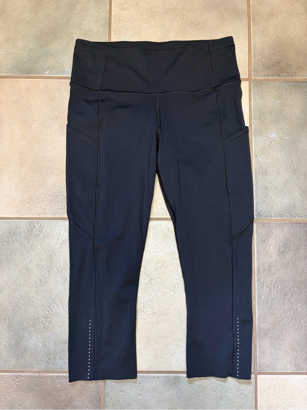 Lululemon Leggings Fast & Free Crop II Black - Picture 5 of 11